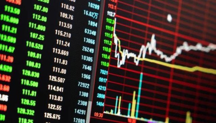 Indici di borsa e azioni in rialzo 