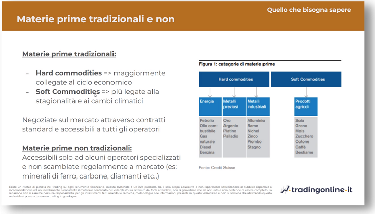 cosa sono materie prime