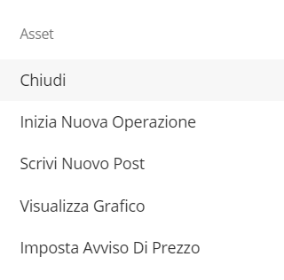 Esempio di chiusura di una posizione di trading CFD