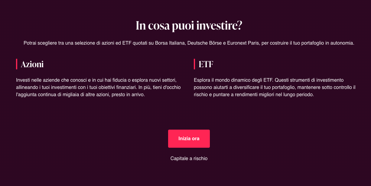 conto titoli moneyfarm azioni etf