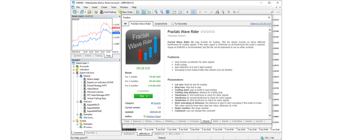 Metatrader 5 - Expert