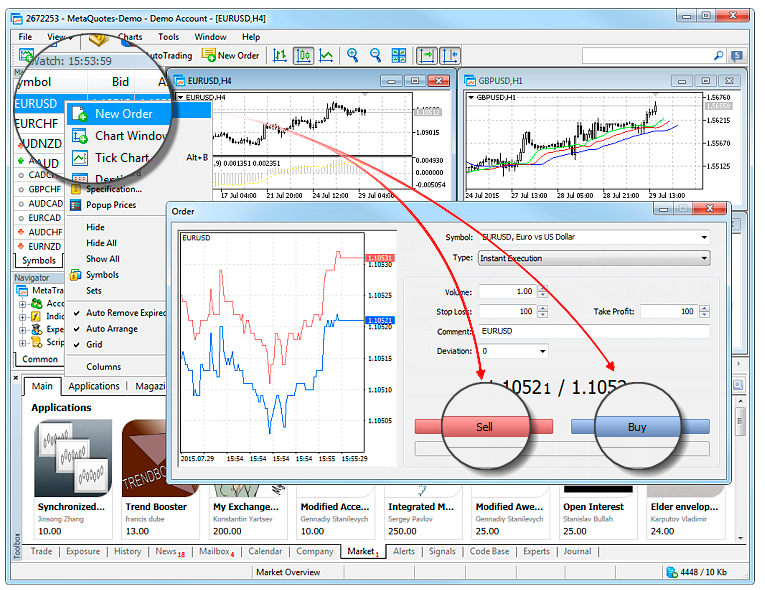 ordini metatrader 5
