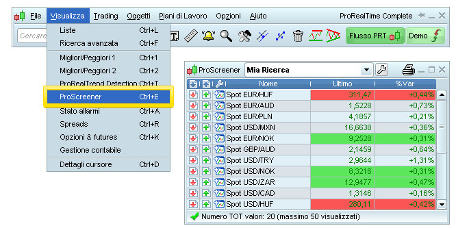 proscreener prorealtime