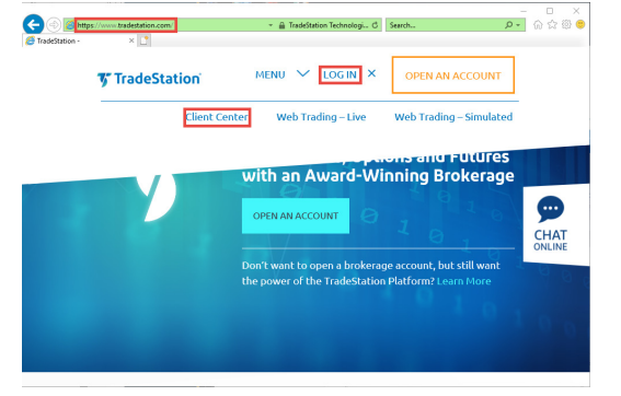 tradestation login