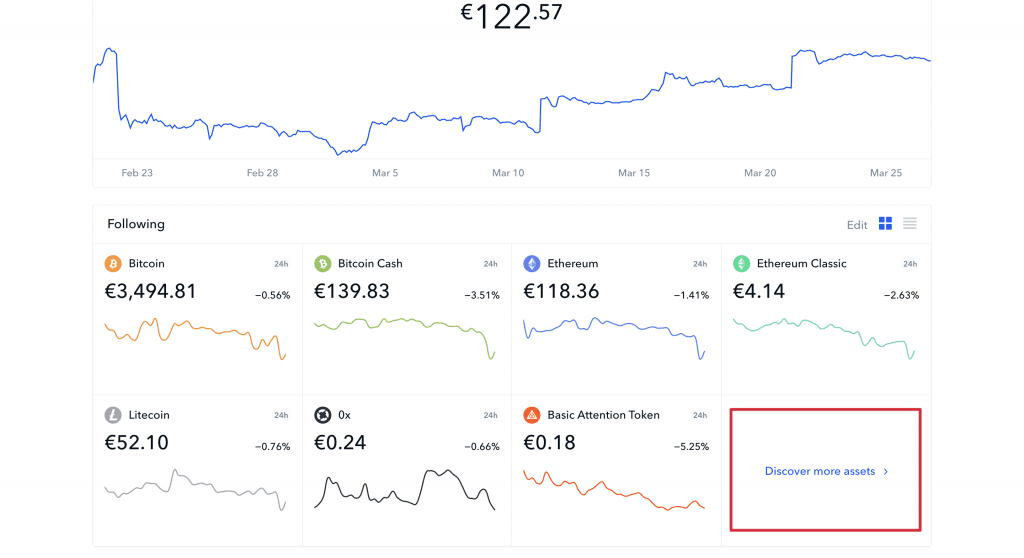 coinbase piattaforma