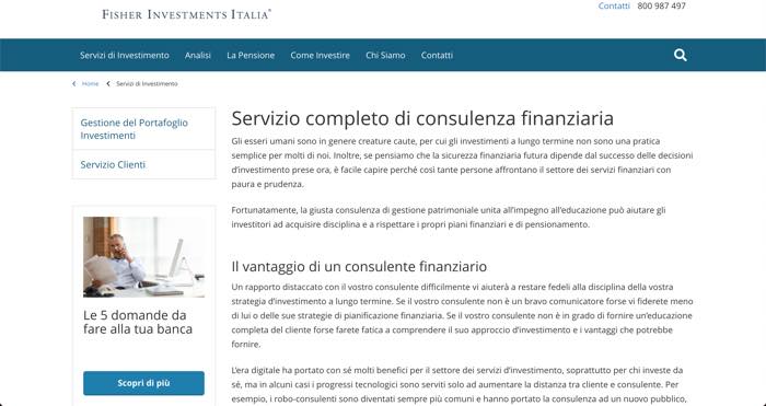 fisher investment italia