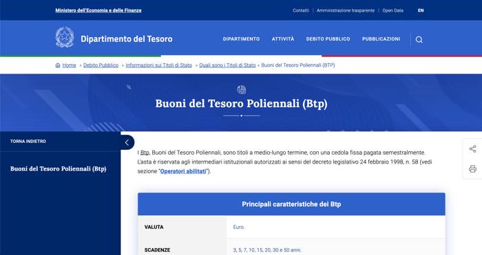 investire in BTP